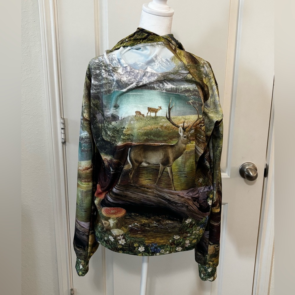 Blackmilk Scenic Nature Print Hoodie